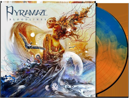Pyramaze - Bloodlines - Orange/blue Marbled