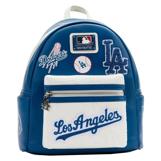 Loungefly MLB Los Angeles Dodgers Patches Mini Backpack