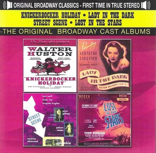 Knickerbocker Holiday (1938)/ Lady in/ O.C.R. - Knickerbocker Holiday (1938)/Lady In The dark (1941)/Street Scene (1947)/Lost In The Stars (1949)