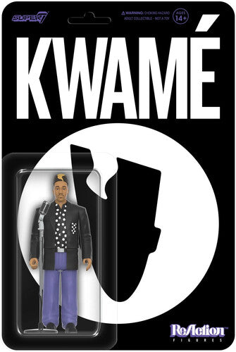 Super7 - Kwame - ReAction - Kwame (Black/White Polka Dot)