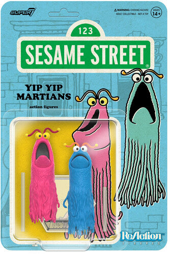 Super7 - Sesame Street - ReAction Wv 1 - Yip Yip Martians