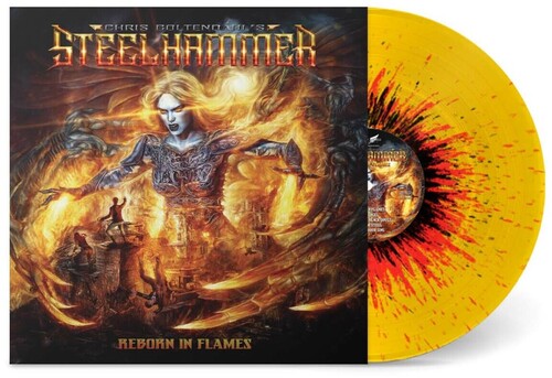 Chris Bohltendahl's Steelhammer - Reborn In Flames - Yellow Orange Black