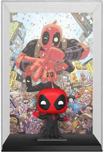 FUNKO POP! COMIC BOOK COVER WITH CASE: Marvel - Deadpool (2025) #1 Deadpool in Black Suit
