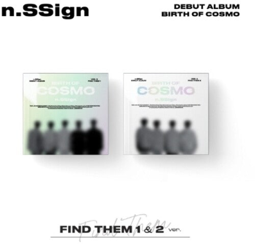 N.Ssign - Birth Of Cosmo - Find Them Version - Random Cover - incl. 80pg Photobook, Poster, 2 Unit Photocard + Find Postcard