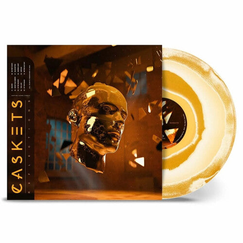 Caskets - Reflections - Corona Orange & White Colored Vinyl