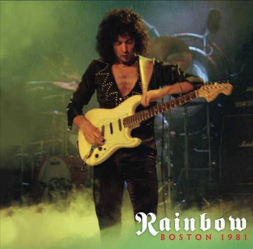 Rainbow - Boston 1981 - Green/red Splatter