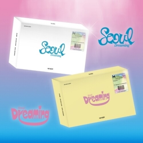 H1-Key - Seoul Dreaming - Random Cover - incl. 60pg Photobook, Folded Poster, Envelope, 2 Photocards, Lyrics Paper, Postcard, Stickers + Ticket