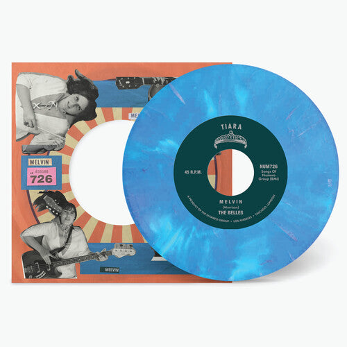 The Belles - Melvin B/w Come Back - Blue/white Marble