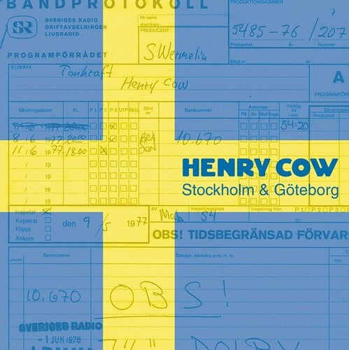 Henry Cow - Stockholm And Goteborg