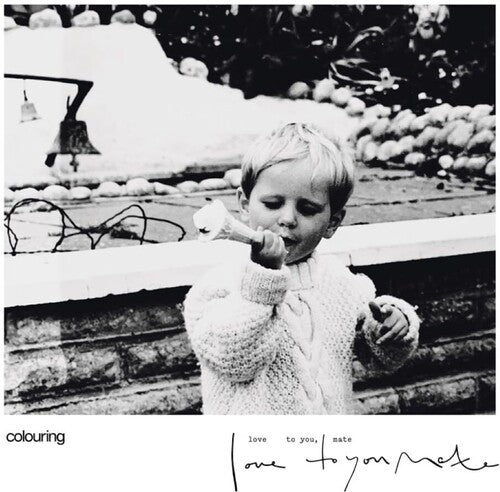 Colouring - Love To You Mate - Black & White Splatter