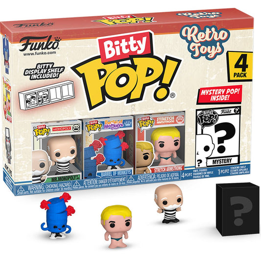 Funko Bitty Pop! Retro Toys Mr. Monopoly 4 Pack