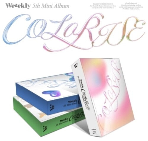 Weeekly - Colorise - Random Cover - incl. 96pg Photobook, Envelope, 2 Photocards, Special Photocard, Accordion Photo, Folded Poster, 6-Cut Photo, Pallet Card + Coloring Card