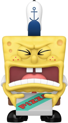 FUNKO POP! Television: SpongeBob SquarePants - SpongeBob w/ Pizza (25th Anniversary)