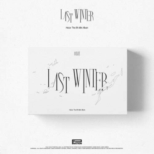 Heize - Last Winter - incl. 88pg Photobook, Lyrics Paper, Paper Incense, Match, Photocard, Secret Message Card + Folded Poster