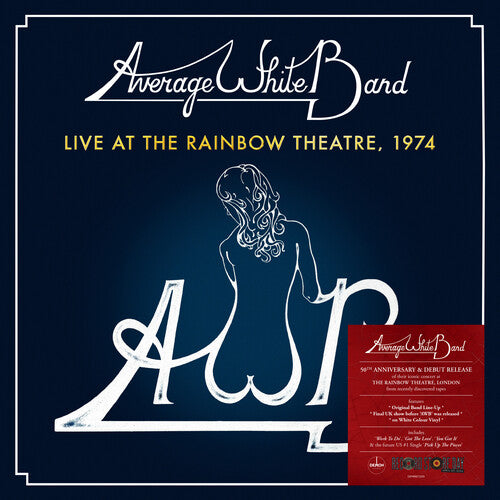 Average White Band - Live At The Rainbow Theatre 1974 - Limited 140-Gram White Colored Vinyl