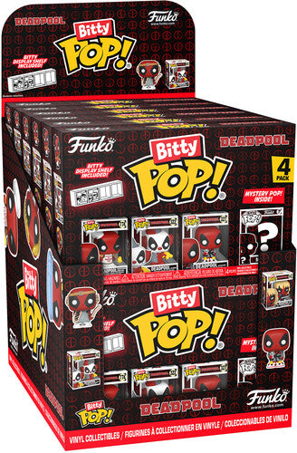 FUNKO Bitty POP! Deadpool 4-Pack (Marvel) (One Random Bitty Pop! Per Purchase)