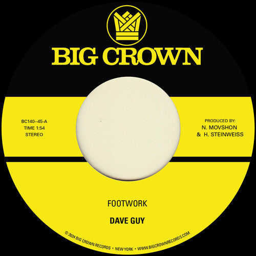 Dave Guy - Footwork B/W Morning Glory