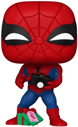 Funko POP! Marvel: Spiderman with Open Gift