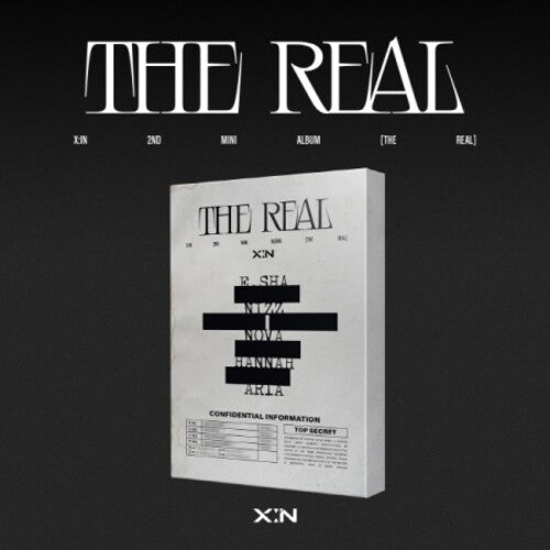 X:in - The Real - incl. 84pg Photobook, Lyrics Paper, Photocard, Lenticular Card + Scratch Message Card