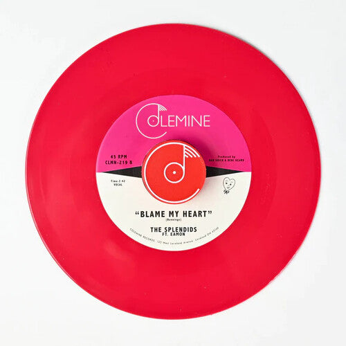 Splendids & Eamon - Cry Baby Cry / Blame My Heart (opaque Red Vinyl 7