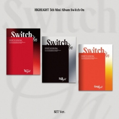 High Light - Switch On - Random Cover - incl. 64pg Photobook, Mini-Cover Photobook, 12pg Lyrics Book, Sticker, Photocard, Postcard, Film Photo + Folded Poster