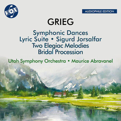 Grieg/ Abravanel/ Utah Symphony Orchestra - Grieg: Symphonic Dances, Op. 64; Bridal Procession Passes By, Op. 19; Sigurd Jorsalfar, Op. 56; Two Elegiac Melodies for String Orchestra, Op. 34; Lyric Suite, Op. 54