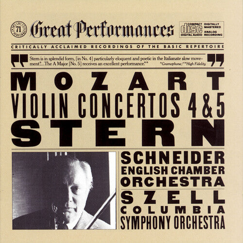 Mozart/ Stern/ Szell/ Eco - Violin Concerti 4 & 5