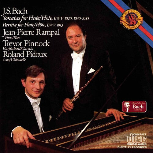 J.S. Bach / Rampal/ Pinnock - Sonatas for Flute & Harpsichord
