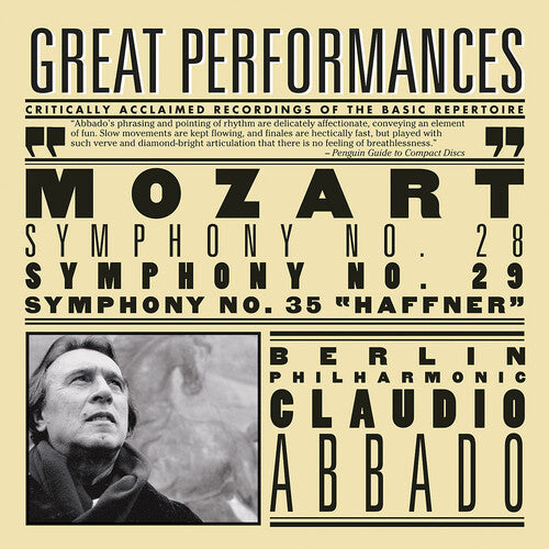Mozart/ Bpo/ Abbado - Symphony 28 29 & 35 - Haffner