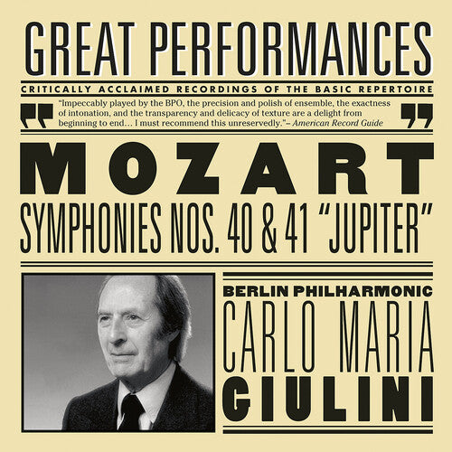 Giulini/ Mozart/ Bpo - Symphony 40 & 41: Jupiter