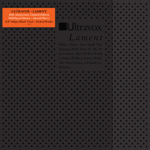 Ultravox - Lament [Deluxe Edition]: Limited 40th Anniversary Edition