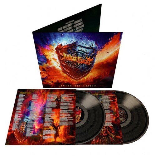 Judas Priest - Invincible Shield - Deluxe Gatefold Black Vinyl with Alternate Cover Artwork