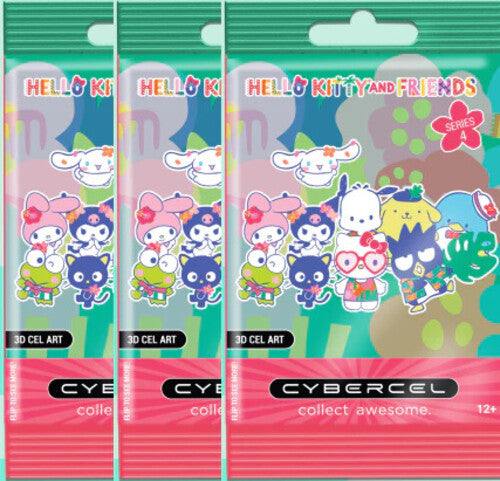 CyberCel - Hello Kitty and Friends Tropical - Series 4  - Foil Bag 3 Card Pack
