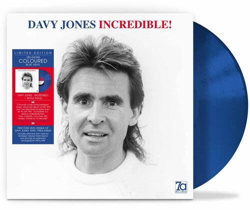 Davy Jones - Incredible! - 180gm Blue Vinyl
