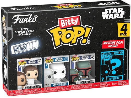 FUNKO Bitty POP!: Star Wars: The Empire Strikes Back - Leia 4-Pack