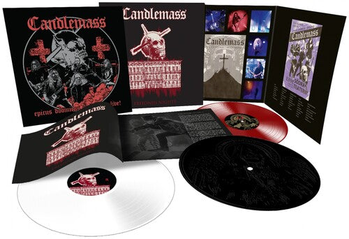 Candlemass - Tritonus Nights - 3LP Red, White & Black Etched Vinyl Boxset