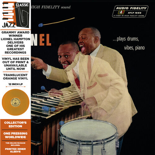 Lionel Hampton - Lionel... Plays Drums, Vibes, Piano - Translucent Orange