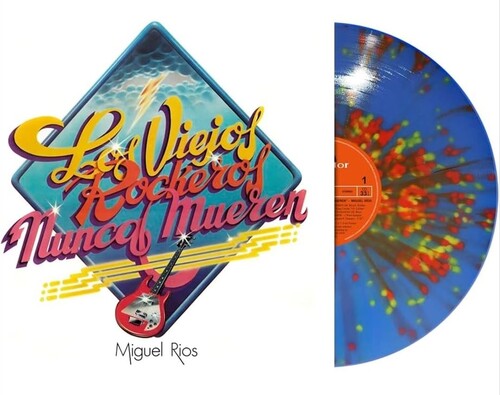 Miguel Rios - Los Viejos Rockeros Nunca Mueren - 45th Anniversary Blue Splatter Vinyl