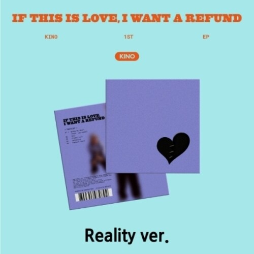 Kino ( Pentagon ) - If This Is Love, I Want A Refund - Reality Version - incl. 72pg Photobook, 2 Photocards, Sticker, Receipt + 4 Accordion Postcards Set
