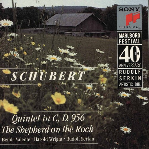 Schubert/ Serkin/ Valente/ Marlboro Festival or - Quintet in C / Shepherd on the Rock