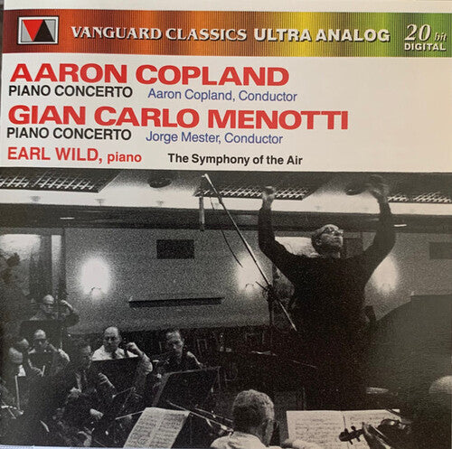 Copland/ Menotti/ Wild/ Symphony of Air - Piano Concerti