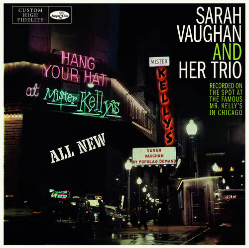 Sarah Vaughan & Her Trio - At Mister Kelly's - Limited 180-Gram Vinyl with Bonus Tracks