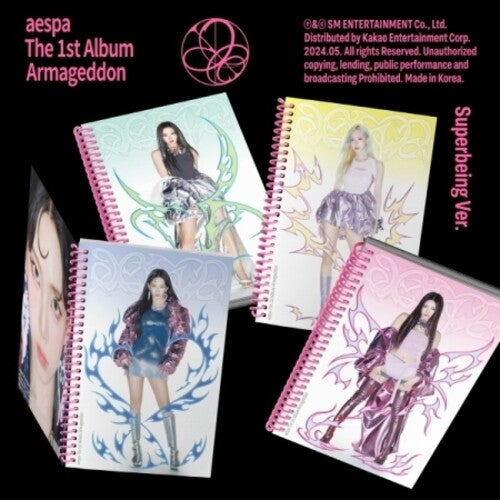 Aespa - Armageddon - Superbeing Version - Random Cover - incl. Photobook, Postcard, Sticker, Folded Poster + Photocard