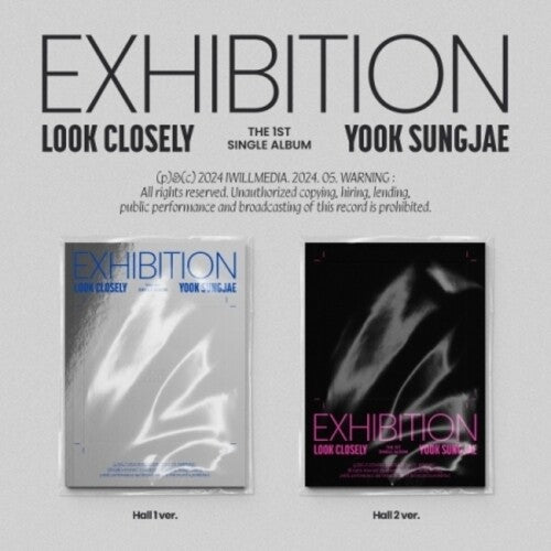 Yook Sung Jae - Exhibition : Look Closely - Random Cover - incl. 80pg Photobook, Lyrics Booklet, Postcard Set, Sticker, Film Photo + Photocard
