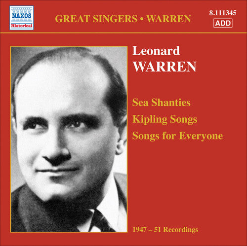 Leonard Warren - Sea Shanties Kipling Songs