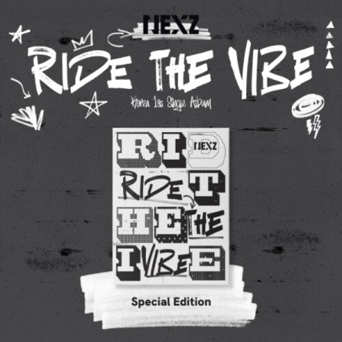 Nexz - Ride The Vibe - Special Edition - incl. Pamphlet, Club Poster, 88pg Photobook, Postcard, Photocard, Unit Photocard + 4pc Sticker Pack