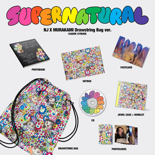Newjeans - NewJeans 'Supernatural' NJ X MURAKAMI (Drawstring Bag ver.)