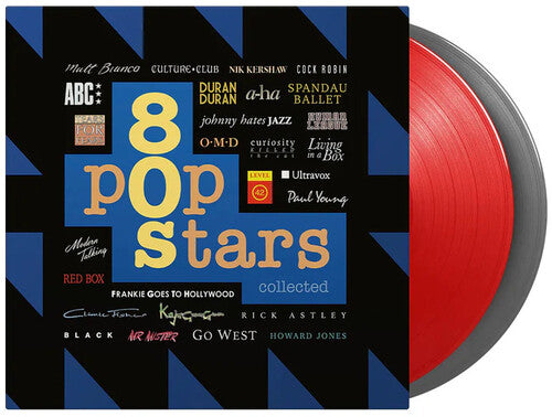 80s Pop Stars Collected/ Various - 80s Pop Stars Collected / Various - Limited 180-Gram Red & Silver Colored Vinyl