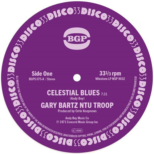 Gary Bartz / Ntu Troop - Celestial Blues / Gentle Smiles