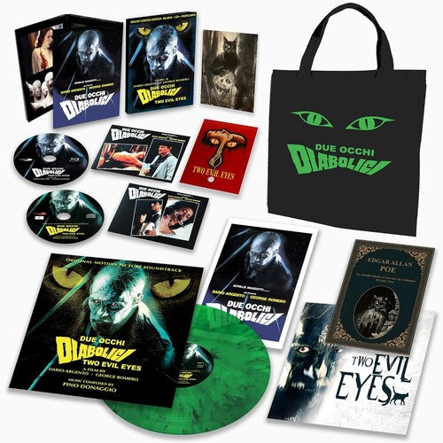 Due Occhi Diabolici / Two Evil Eyes - Ultra Limited Deluxe Bag includes All-Region Blu-Ray, Book and Soundtrack CD & LP